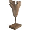 Clayre & Eef 6H2375 Rendier Decoratie 16x8x25 cm Bruin