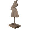 Clayre & Eef 6H2376 Decoratie Konijn 14x8x30 cm Bruin