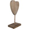 Clayre & Eef 6H2377 Decoratief Houten Hart Bruin 15x8x27 cm