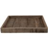 Clayre & Eef 6H2381 Dienblad Hout Bruin 38x38x4 cm Elegant Design