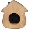Clayre & Eef 6KL0819 Tafelklok 18x5x19 cm / 1xAA Bruin