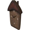 Clayre & Eef 6KL0820 Wandklok Bruin 37x4x40 cm 1xAA