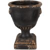 Clayre & Eef 6MG0029 Bloempotdecoratie Bruin Zwart Ø 33x42 cm