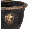 Clayre & Eef 6MG0029 Bloempotdecoratie Bruin Zwart Ø 33x42 cm
