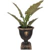 Clayre & Eef 6MG0029 Bloempotdecoratie Bruin Zwart Ø 33x42 cm