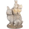 Clayre & Eef 6MG0032 Decoratief Konijn 27x18x43cm Bruin Beige