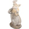 Clayre & Eef 6MG0032 Decoratief Konijn 27x18x43cm Bruin Beige