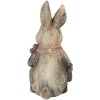 Clayre & Eef 6MG0034 Sierkonijn 22x19x41 cm in grijs en bruin