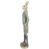 Clayre & Eef 6PR4010 Decoratief Konijn Beige/Groen 11x8x40 cm