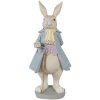Clayre & Eef 6PR4015 Decoratief Konijn Beige Blauw 12x9x26 cm