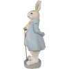 Clayre & Eef 6PR4015 Decoratief Konijn Beige Blauw 12x9x26 cm