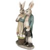 Clayre & Eef 6PR4025 Decoratief konijn 15x8x26 cm in bruin