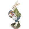 Clayre & Eef 6PR4035 Decoratief Konijn 18x16x32cm Beige Groen