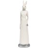Clayre & Eef 6PR4045 Decoratief Konijn Wit 5x5x20 cm Polyresin