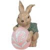 Clayre & Eef 6PR4050 Bloempot Konijn Bruin Groen 27x16x30 cm