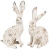 Clayre & Eef 6PR4053 Decoratief Konijn Beige Bruin 13x8x22 cm