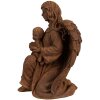 Clayre & Eef 6PR4064 Decoratie Engel 13x11x18 cm Bruin