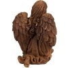 Clayre & Eef 6PR4064 Decoratie Engel 13x11x18 cm Bruin