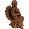 Clayre & Eef 6PR4064 Decoratie Engel 13x11x18 cm Bruin