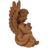 Clayre & Eef 6PR4074 Engelen Decoratie 11x9x15 cm Bruin