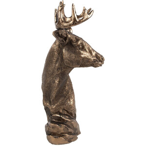 Clayre & Eef 6PR4079 Rendier Decoratie 13x12x25cm Bruin