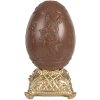 Clayre & Eef 6PR4105 Decoratief Ei Bruin Goud Konijn Reliëf 14x14x25 cm