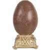 Clayre & Eef 6PR4105 Decoratief Ei Bruin Goud Konijn Reliëf 14x14x25 cm
