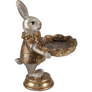 Clayre & Eef 6PR4114 Schaal Konijn 11x9x15 cm...