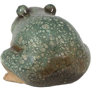 Clayre & Eef 6PR4124 Decoratieve Kikker Groen 13x12x9 cm