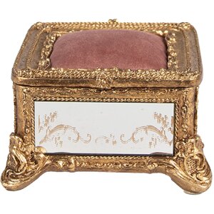Clayre & Eef 6PR4132 Sieradendoosje Goudkleurig...