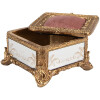 Clayre & Eef 6PR4132 Sieradendoosje Goudkleurig 12x12x7 cm