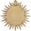 Clayre & Eef 6PR4134 Wanddecoratie Ø 25x2 cm Goudkleurig