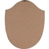 Clayre & Eef 6PR4135 Wanddecoratie 25x3x30 cm Goudkleurig