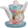 Clayre & Eef 6PR4153 Decoratieve Hoed Blauw 13x11x12 cm