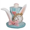 Clayre & Eef 6PR4154 Decoratieve Hoed Blauw 9x8x9 cm