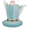 Clayre & Eef 6PR4154 Decoratieve Hoed Blauw 9x8x9 cm