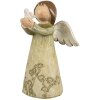 Clayre & Eef 6PR4981 Decoratie Engel Groen 7x6x12 cm