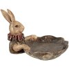 Clayre & Eef 6PR5013 Schaal Konijn 21x21x15 cm Bruin