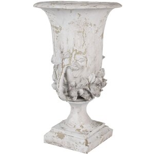 Clayre & Eef 6PR5057 Decoratie Bloempot Ø 30x44 cm Beige