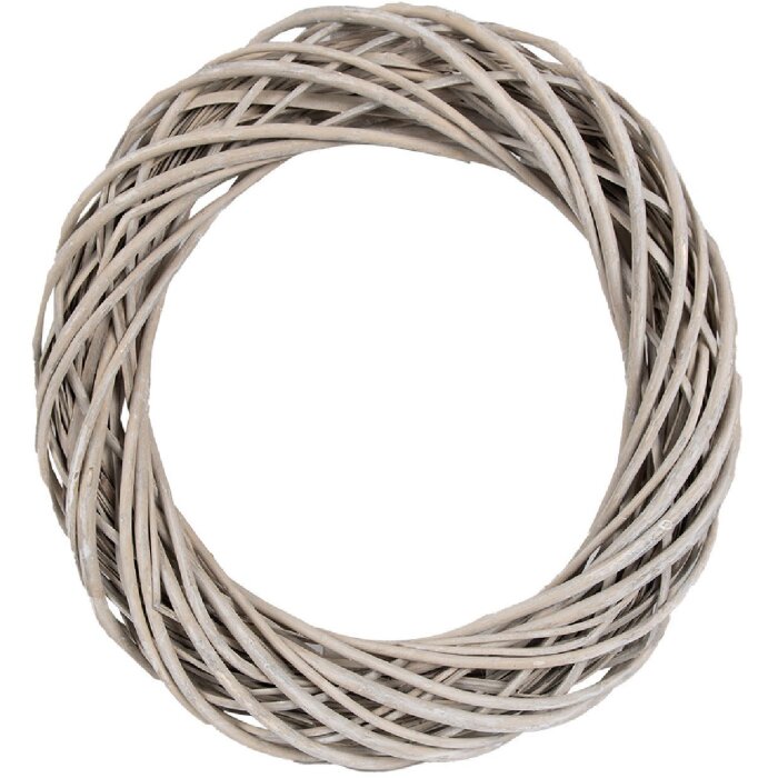 Clayre & Eef Decoratieve Krans Bruin 50x9 cm Elegant Design