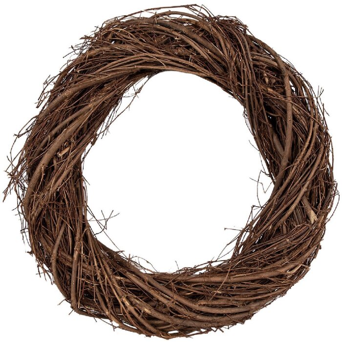 Clayre & Eef 6RO0602M Decoratieve Krans Bruin Ø 35x6 cm