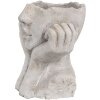 Clayre & Eef 6TE0498S Bloempot Grijs 17x14x18 cm