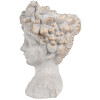 Clayre & Eef 6TE0499S Bloempot Grijs 14x14x22 cm