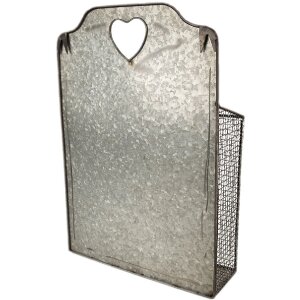Clayre & Eef 6Y5439 Krantenstandaard 25x10x38 cm Grijs