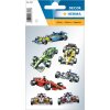 herma stickers decoratieve etiketten decor raceautos 3 vellen