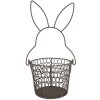 Clayre & Eef 6Y5488 Mand Konijn Bruin Ø 15x34 cm