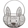 Clayre & Eef 6Y5528 Mand Konijn Bruin Ø 20x12/27 cm IJzer