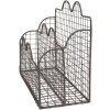 Clayre & Eef 6Y5530 Brievenhouder Bruin 27x12x22 cm - Elegante Kantooraccessoires