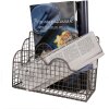 Clayre & Eef 6Y5530 Brievenhouder Bruin 27x12x22 cm - Elegante Kantooraccessoires