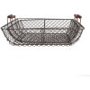 Clayre & Eef 6Y5543 Mand set 2 stuks bruin 40x34x14/36x30x13cm